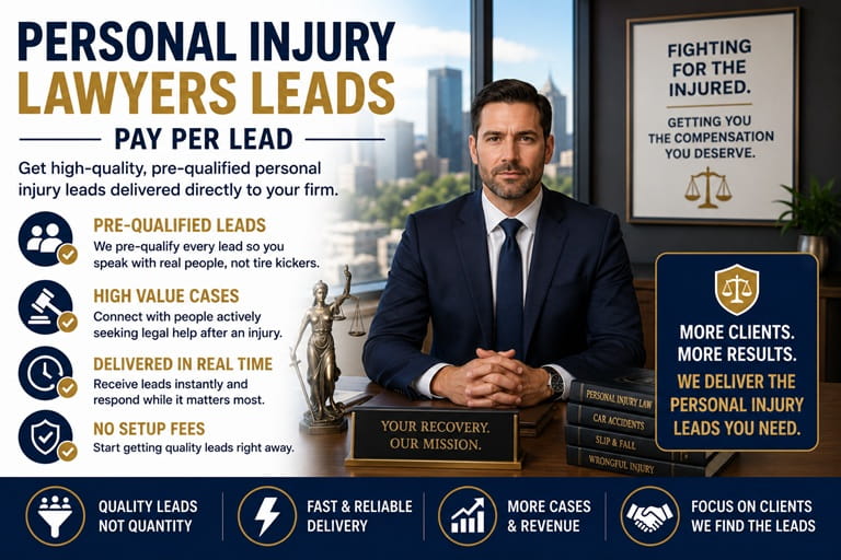 Personal Injury Lawyers Leads