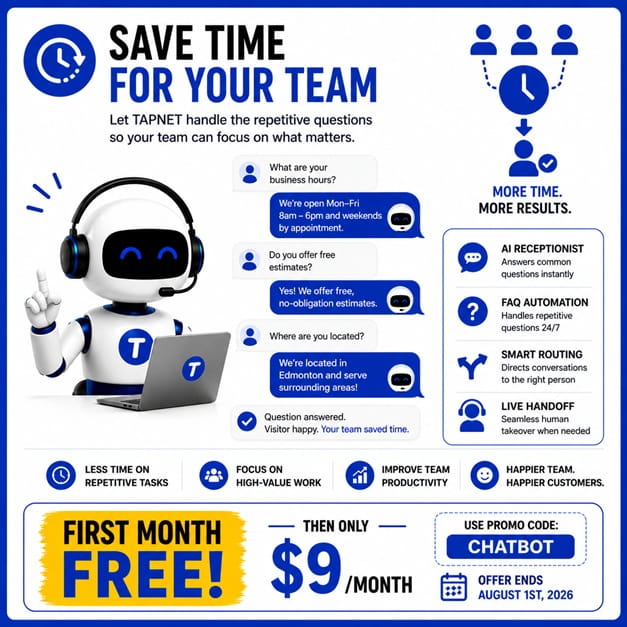 TAPNET AI Assistant save time for your teams